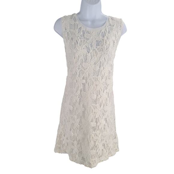 Krisa women's dress white Size Large, NWT - Picture 3 of 11